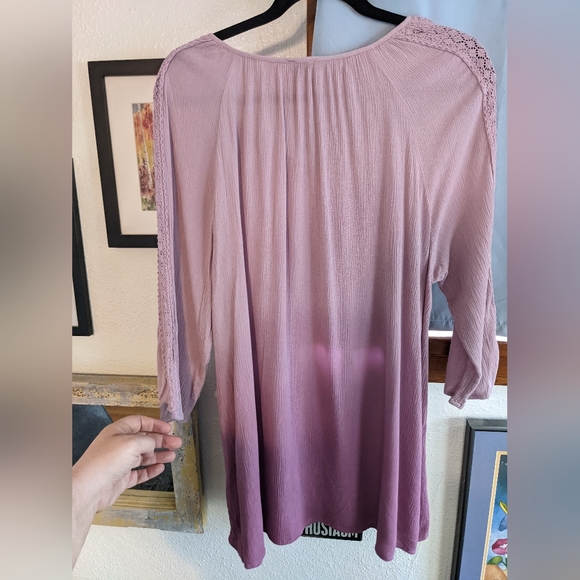 Como Vintage Purple Ombre SZ 2X Long Tunic Like New Very Pretty 😍 - Picture 5 of 5